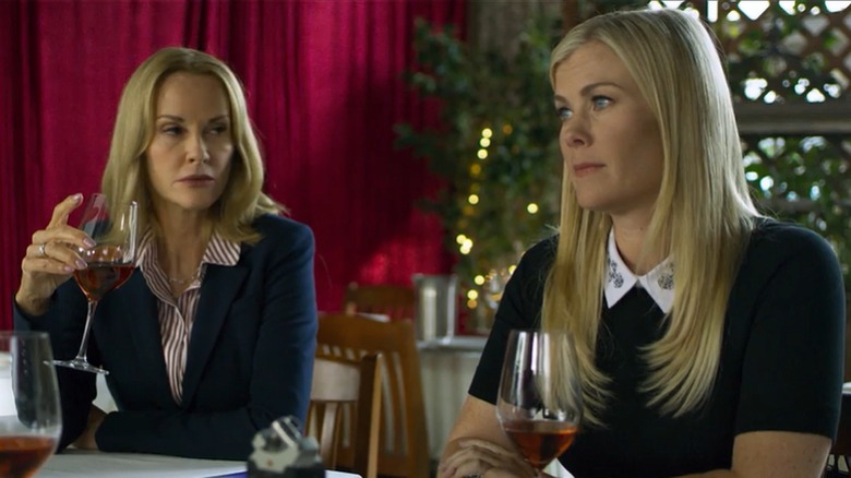Alison Sweeney (right) in "Chronicle Mysteries: Vines That Bind"