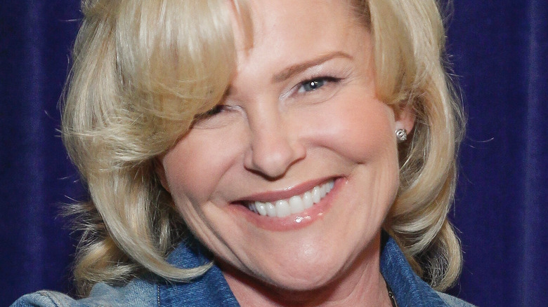 Judi Evans smiling