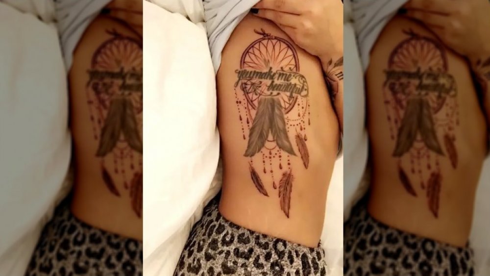 Demi Lovato's dreamcatcher tattoo