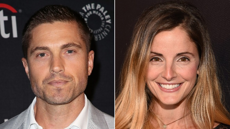 Eric Winter and Alex Thorpe posing