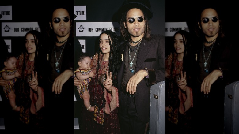 Lisa Bonet with Lenny Kravitz