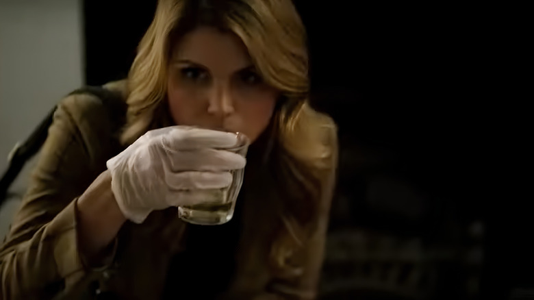 Screenshot of Hallmark movie "Garage Sale Mysteries: The Novel Murders" starring Lori Loughlin.