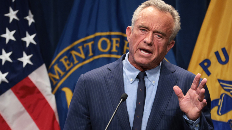 RFK Jr. speaking at an event