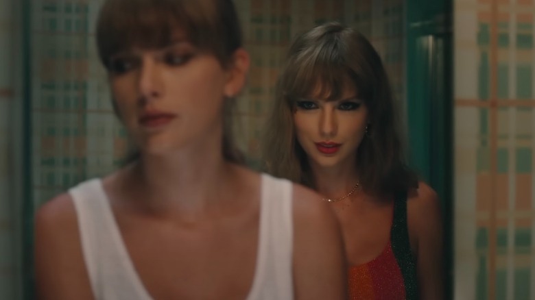 Taylor Swift in a "Midnights" music video