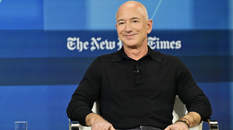 Jeff Bezos smiling