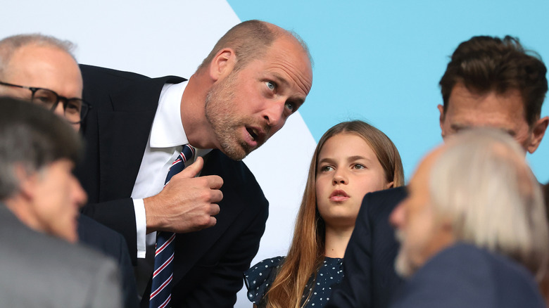 Prince William and Princess Charlotte
