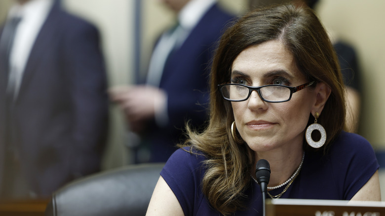 Nancy Mace wearing glasses