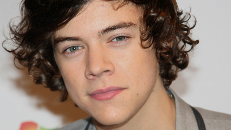 Young Harry Styles close-up