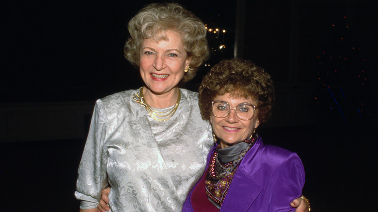 Betty White and Estelle Getty at an event