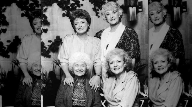 The cast of The Golden Girls in a promotional photo