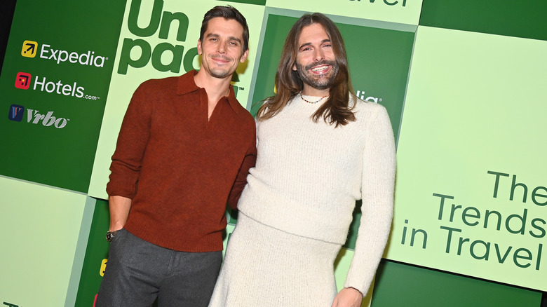 Antoni Porowski and Jonathan Van Ness at an event in 2023