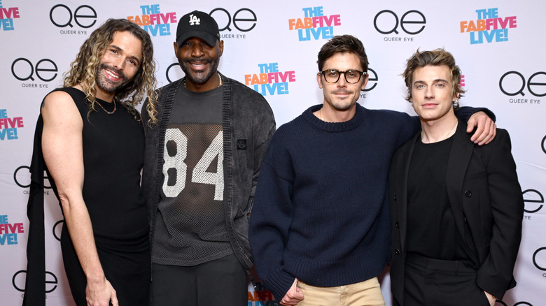 Four of "Queer Eye" hosts at "Queer Eye Live" event