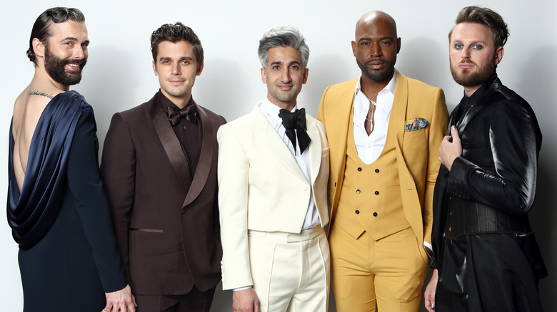 Queer Eye cast at a red carpet event