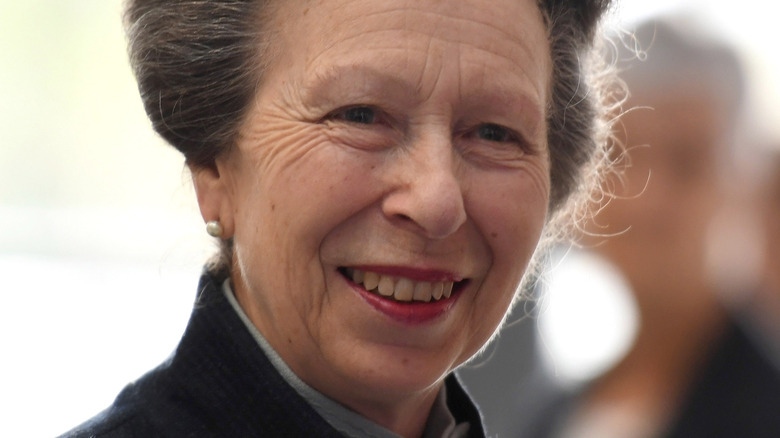 Princess Anne smiling 