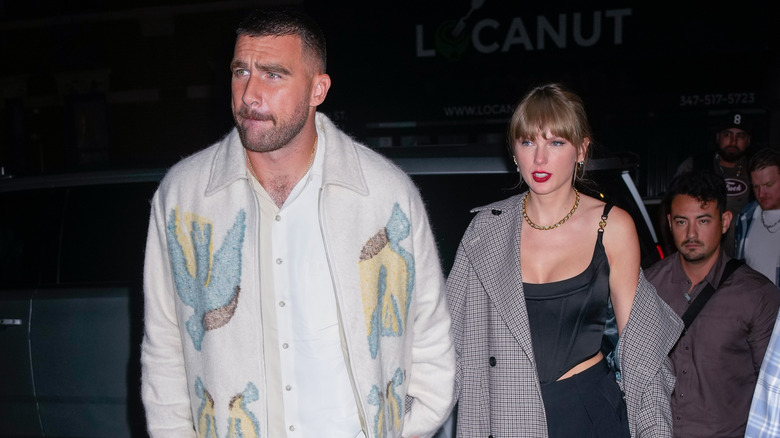Travis Kelce and Taylor Swift together