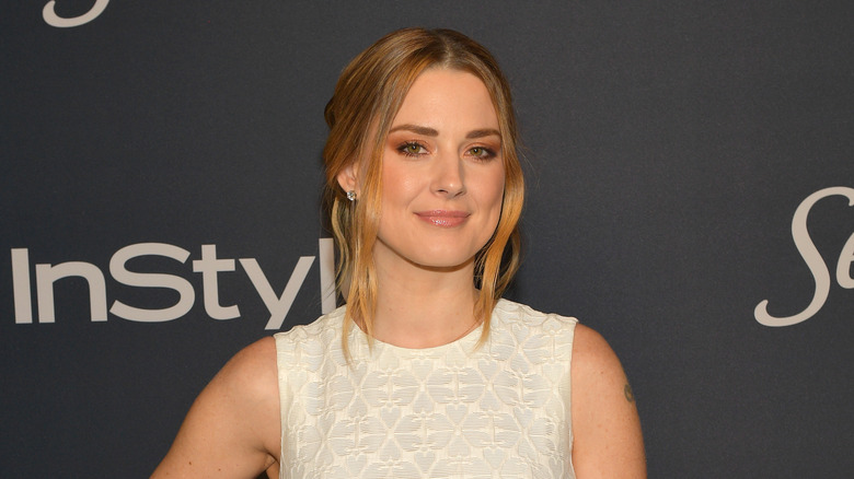 Alexandra Breckenridge on red carpet