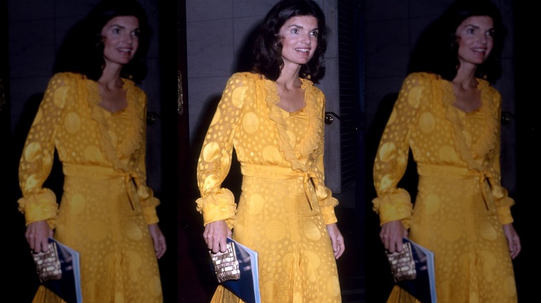 Jackie Kennedy Onassis at the Met Opera in NYC