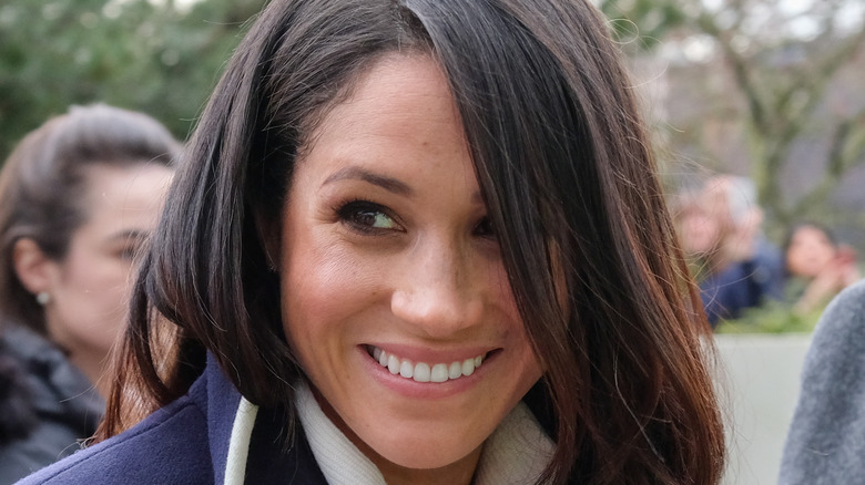 Meghan Markle smiling