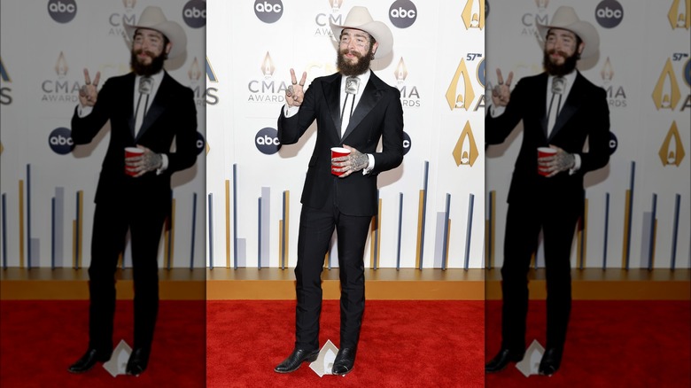 Post Malone on the red carpet