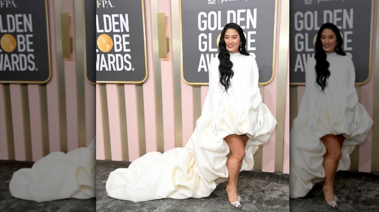 Chloe Flower white dress