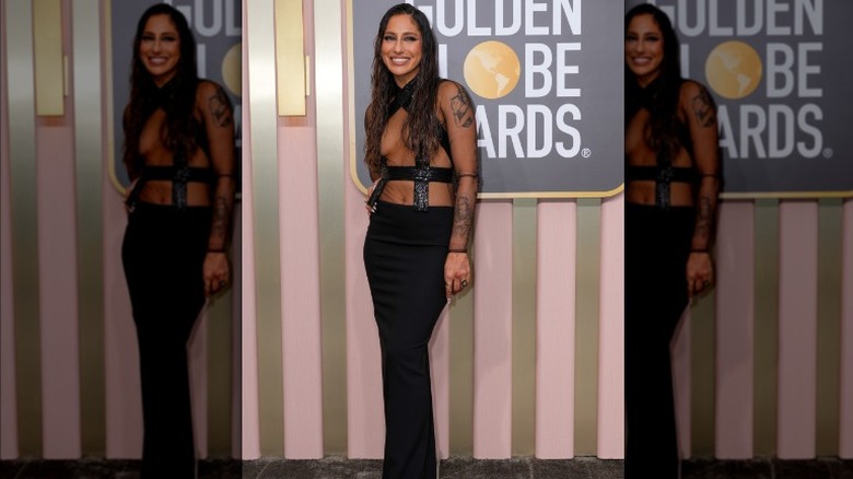 Tefi Pessoa Golden Globe sheer