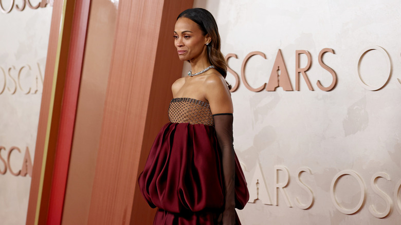 Zoe Saldana on the red carpet