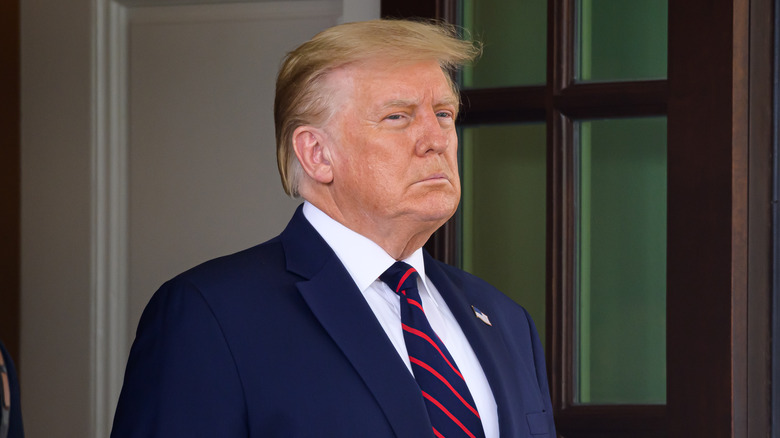 Donald Trump grimacing 