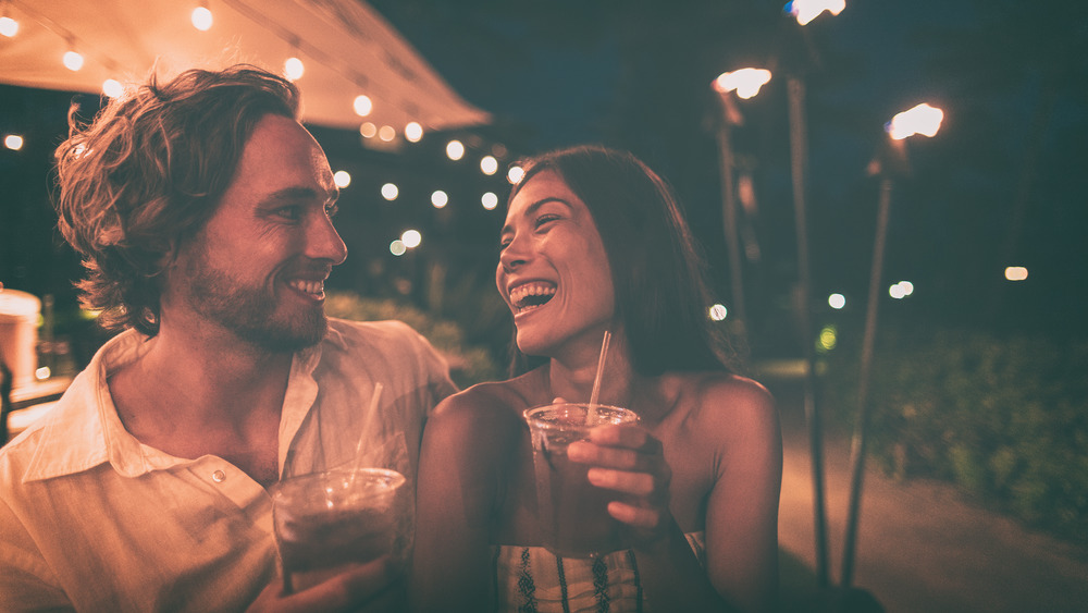 Couple going out for drinks