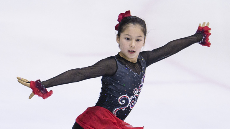 Alysa Liu skating in 2017