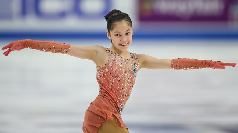 Alysa Liu skating in 2019