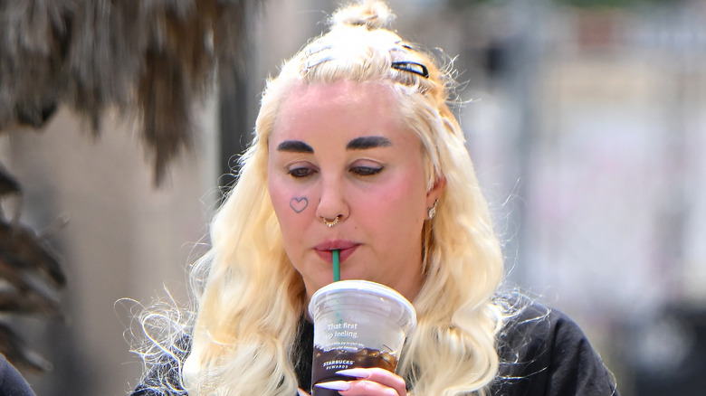 Amanda Bynes in Los Angeles in April 2024, before she started on Ozempic.