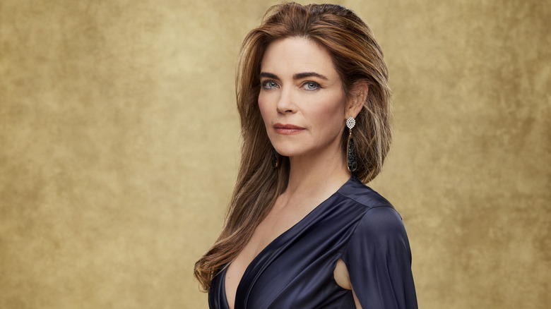 Amelia Heinle looking serious