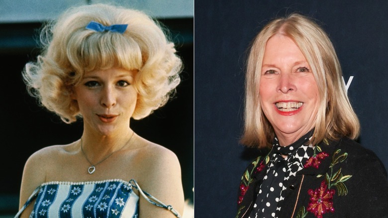 Split image of Candy Clark acting in American Graffiti and attending at the Beverly Hills Film Festival in 2026.