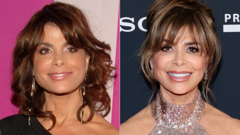 Side-by-side photos of Paula Abdul