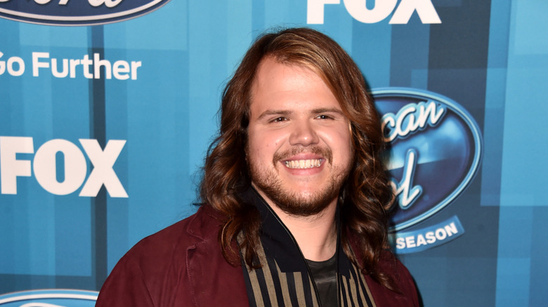 Caleb Johnson smiling