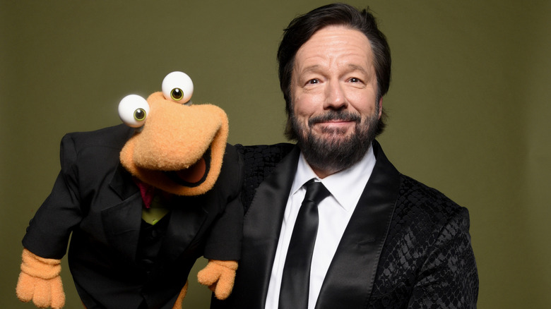 Terry Fator attending an awards show in 2025.