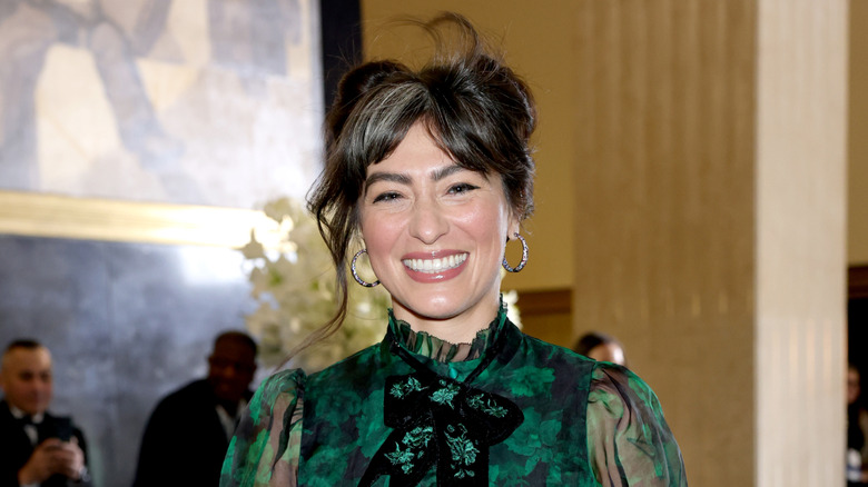 Melissa Villaseñor attending an SNL 50 event in 2025.