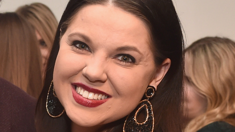 Amy Duggar King beaded earrings