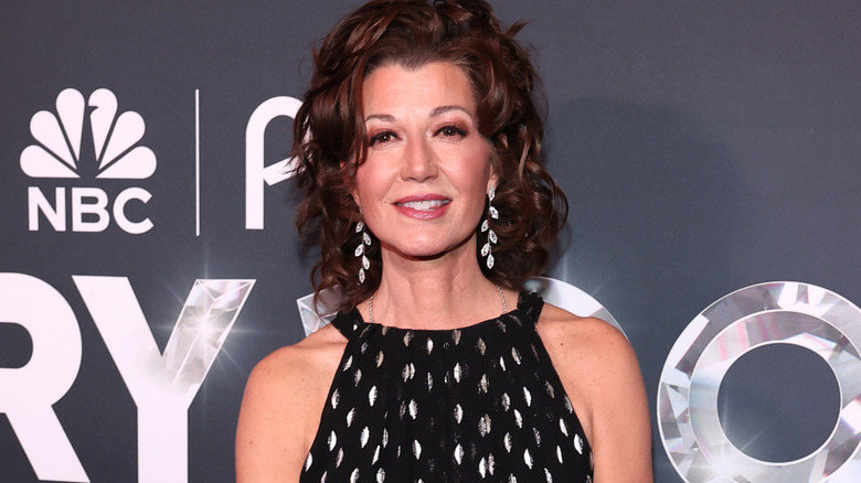 Amy Grant smiling at NBC's Opry 100 in 2025