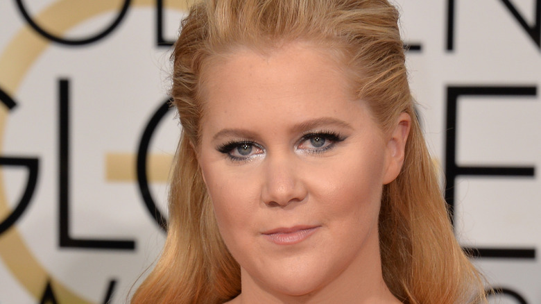 Amy Schumer at the Golden Globe Awards