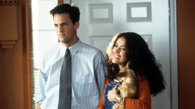 Matthew Perry and Salma Hayek in Fools Rush In