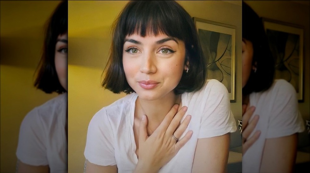 Ana de Armas shows off new haircut