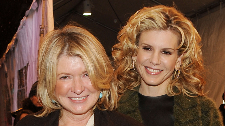 Martha Stewart with daughter Alexis Stewart