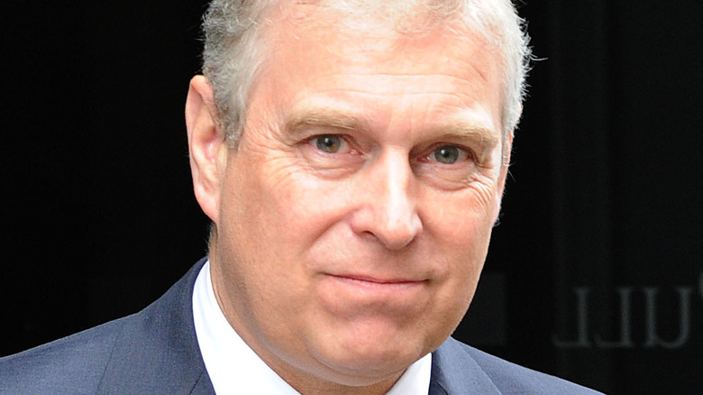 Prince Andrew smiling