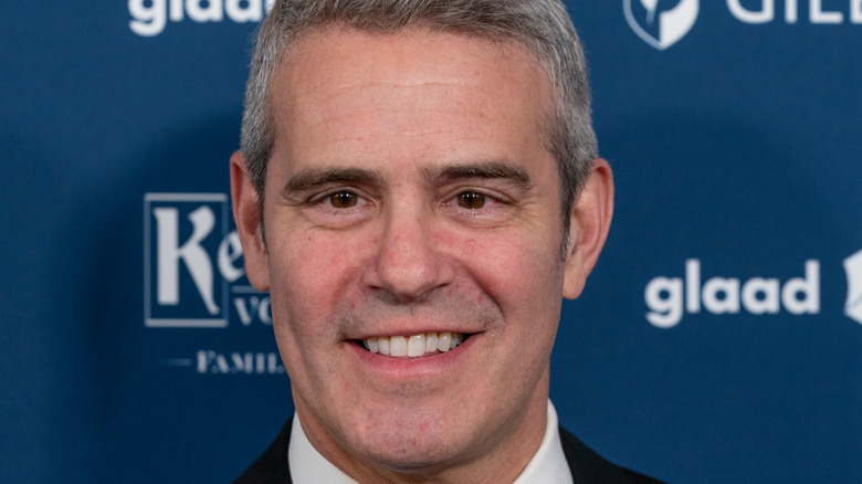 Andy Cohen on the red carpet. 