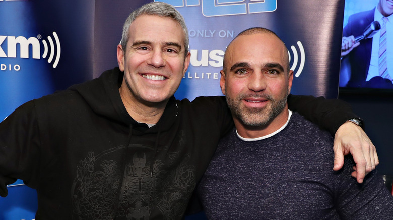 Andy Cohen and Joe Gorga at Sirius XM
