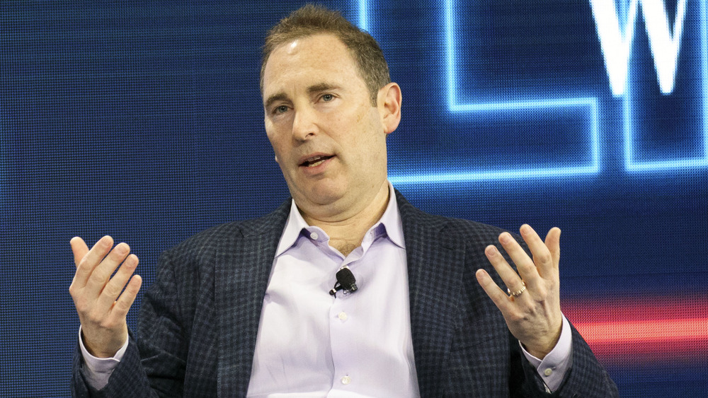 Andy Jassy speaking at Wall Street Journal event