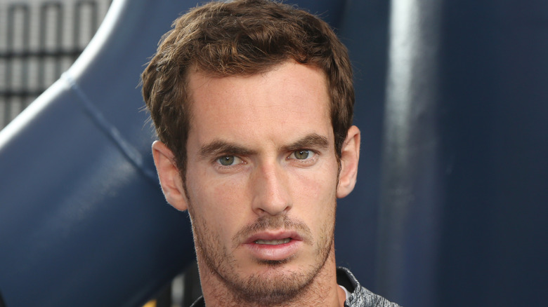 Andy Murray serious