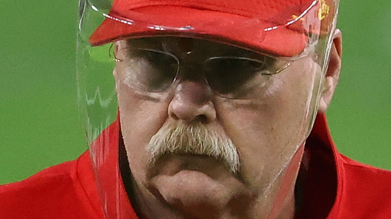 Andy Reid coaching a football game