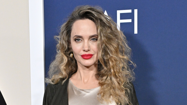 Angelina Jolie attends the 2024 AFI Fest's "Maria" Premiere at TCL Chinese Theatre on October 26, 2024 in Hollywood